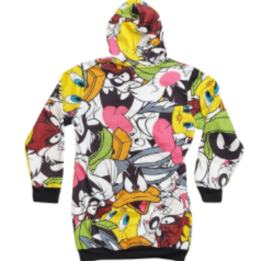 MEMBERS ONLY LOONEY TUNES CARTOON GRAPHICS HOODIE (M)